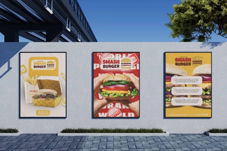 Advertisment on wall