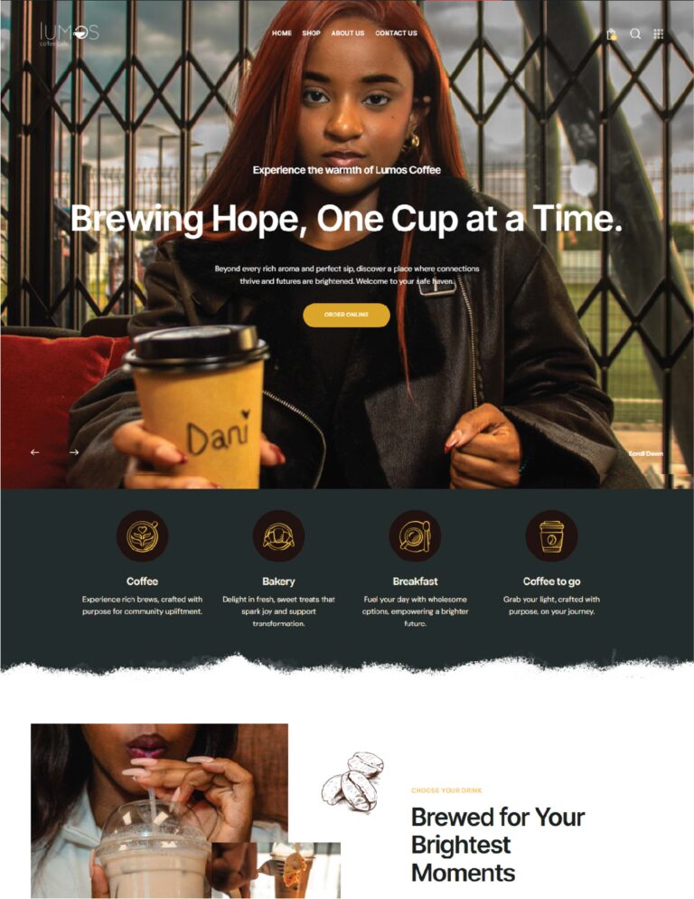 Lumos Coffee Cafe Home Page-01